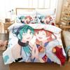 3D Print Anime D4Dj All Mix Comfortable Duvet Quilt Cover Pillowcase Bedding Set Children Bedroom Decoration Home Textile