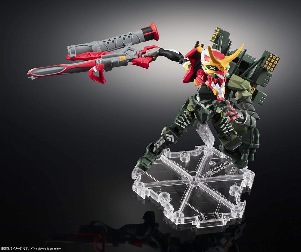 TAMASHII NATIONS NXEDGE STYLE [EVA UNIT] Evangelion New Unit-02 Alpha, Approximately 100mm ABS & PVC Painted Movable Figure