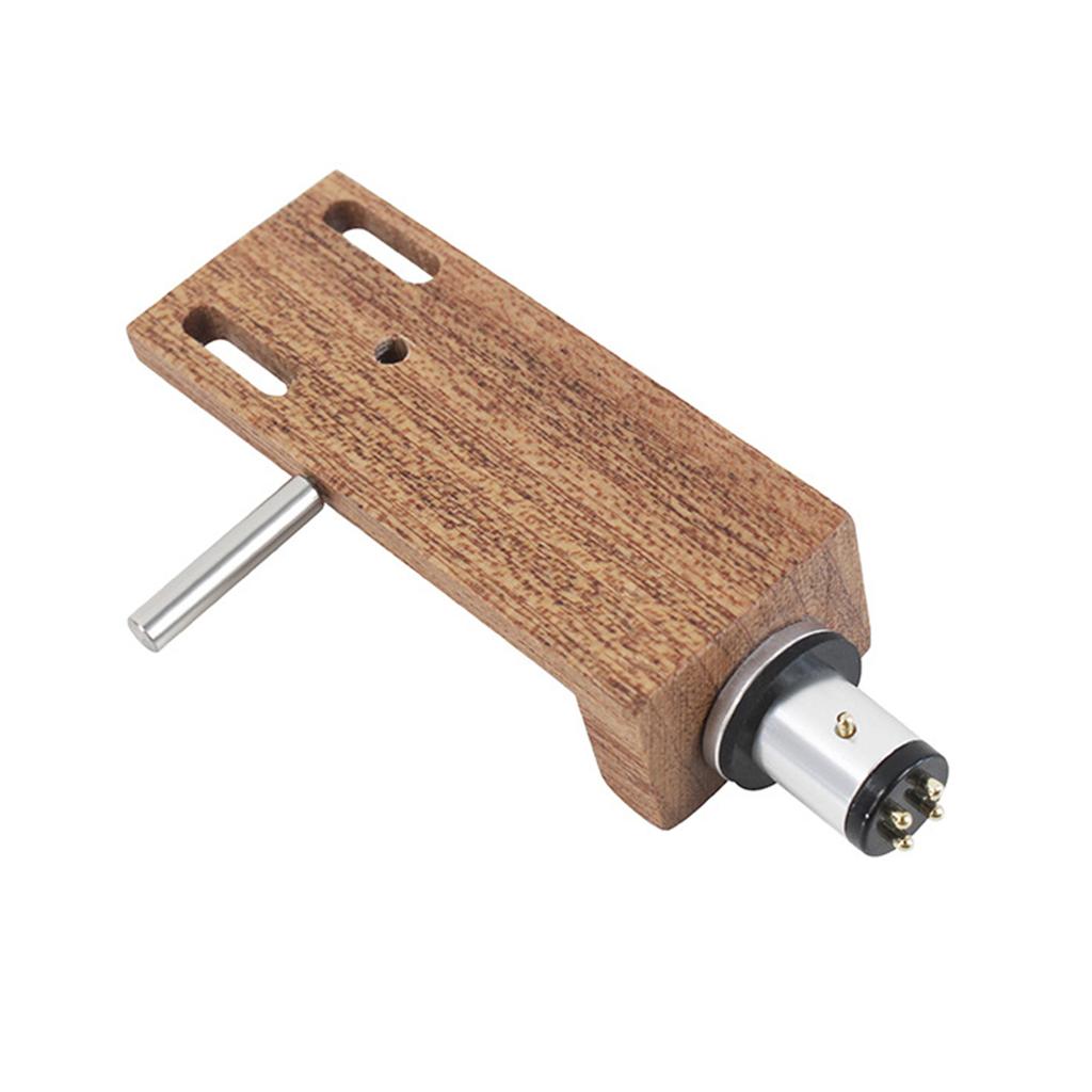 Универсальная замена для LP Cherry Wood Turntable Phono Headshell Mount Cartridge с проводами