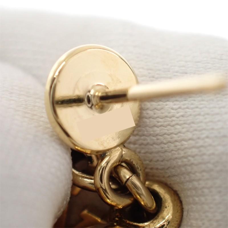 LOUIS VUITTON  M66538 Pierce gold metal/Fake pearl Women