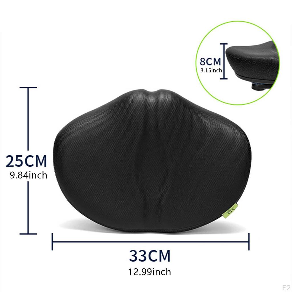 Bike Seat Cushion, Saddle, Oversized Wide Cycling Pad Bicycle for Mountain and