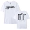 Футболка Bad B**ches Love Aftercare 2025 World Tour Футболка Nessa Barrett Летняя хлопковая футболка для женщин с графическим принтом