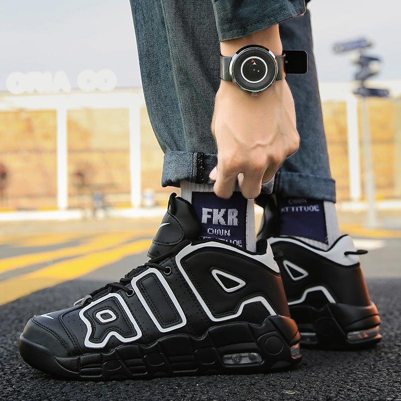 Men Casual Sneakers AIR Cushion Basketball Shoes Training Tennis Lace-Up Teens Running Sport Shoes Luxury Design Boots for Men