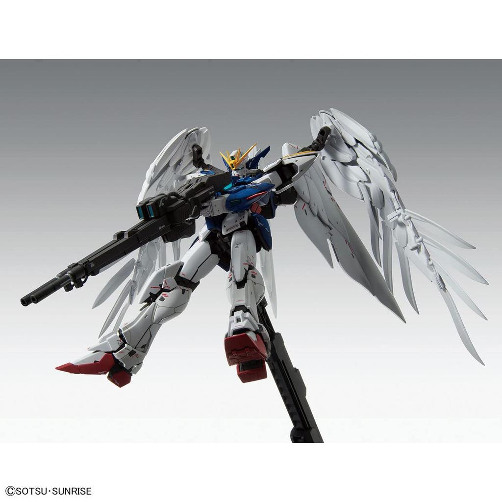 BANDAI SPIRITS MG Новый Мобильный Доспех Gundam Wing Endless Waltz Wing Gundam Zero EW Масштабная Пластиковая Модель Ver.Ka 1/100 Предварительно Окрашенная