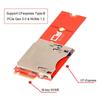 Chenyang USB 3.1 Gen 2 10Gbps CF Express Type B Memory Card Reader - M.2 NVMe PCB Converter Adapter
