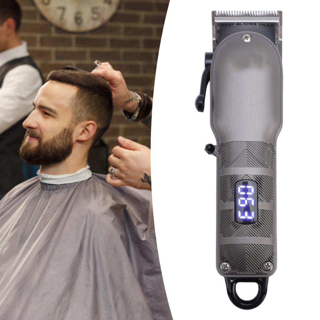 Electric Hair Clipper for Men Low Noise Powerful Motor Professional Hair Trimmer Kit with 4pcs Guide