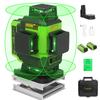 4x360 Laser 4D Green Laser Cross Tile Floor Laser Tool 2 X 360 Horizontal Laser Lines 2 X 360 Vertical Laser 2 Batteries Hard Carry Case