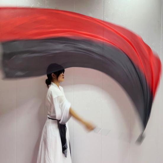 Пои для танца живота Вуаль из искусственного шелка Шар для пои Метательные шары Шарф Пои Лента Стример Разноцветная шелковистая лента