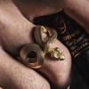 Minority Design Оригинальное европейское и N Trend кольцо со змеей, позолоченное в стиле рок-хип-хоп