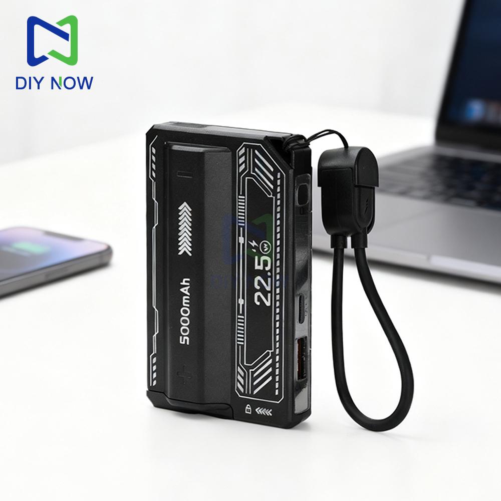 Корпус Power Bank PD 20W Оптоволоконный ИБП Источник Бесперебойного Питания Для Литиевой Батареи 21700 DIY Power Bank Батарейный Отсек