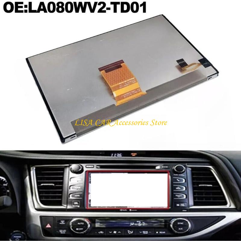 M4YB 8in LCD Touch Display LA080WV2-TD01 LA080WV2TD Replacement LCD Display