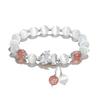 Cat's Eye Stone Bracelet for Women, Unique Design, Exquisite and Luxurious, Pixiu Strawberry Crystal Bracelet