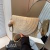 Casual Women Envelope Clutch Bags Lady Fashion Crossbody Bag Beach Straw Woven Messenger Shoulder Bag Women Travel Tote Purse
