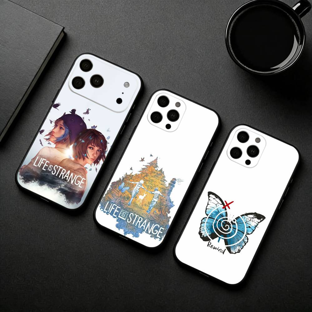 L-Life Is Strange Игра Чехол для телефона для iPhone 17pro, 16,15,14,13,12,11 X XR Plus, Другие Мягкий черный чехол