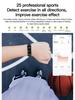 Cross-border AMOLED Smart Bracelet: Monitors Blood Pressure, Oxygen, Temperature, Heart Rate, Sleep; Waterproof Sports Watch