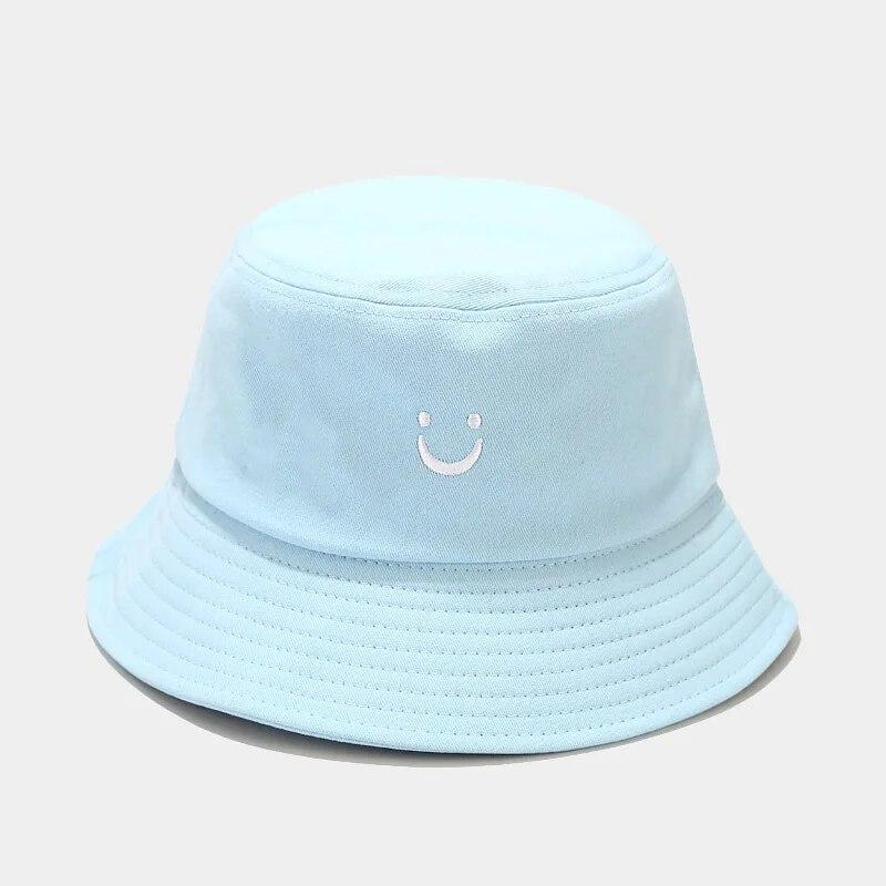 Spring Summer Embroidery Bucket Hat Bob Men Women Sunscreen Basin Hat Fashion Cute Fisherman Hat Wild Panama