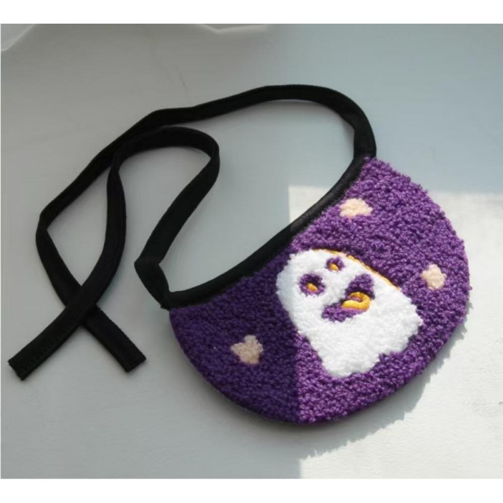 Dog cat saliva towel bib belly pocket pumpkin ghost festival cat christmas pet supplies clothes decoration dog supplies