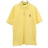 POLO GOLF Short Sleeve Polo Shirt M Yellow Naigai Kanokoji Men's Used