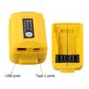 Dual USB Battery Adapter for Dewalt For DCB203 For DCB200 with LED Indicator