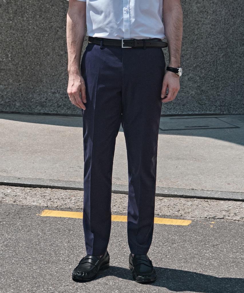 Stco [Summer Suit] Italy Marlane 100% Summer Wool Suit Set_Navy (Classic Fit)_Ssjxb91Set