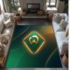 Werder Bremen Football Print Crystal Velvet Rug, Comfortable Water Absorbent Non Slip Indoor Floor Carpet