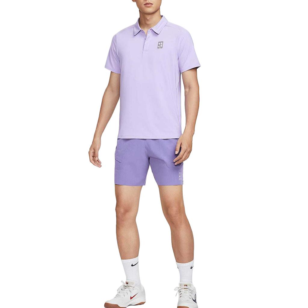 Nike Мужское теннисное поло с молнией Court Advantage Dri-FIT FZ6908-515