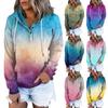 Women's Casual Fashion Print Long Sleeve Pullover Hoodies Sweatshirts