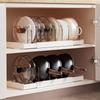 2024 Adjustable Retractable Kitchen Rack for Cutting Boards & Pot Lids - No Drilling Needed