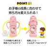 Skater 2-Way Stainless Steel Water Bottle with Two-Handle Handles and Straw, 350ml, Baby Mug, Sanrio Hello Kitty Plush Toy, for Girls, STWM3N-A