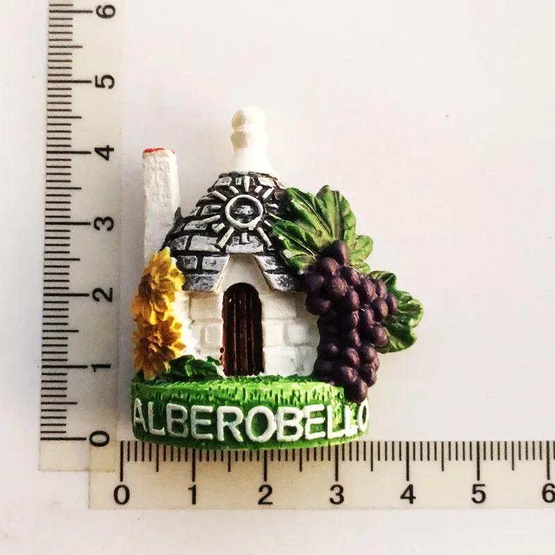 Италия Венеция Магниты на холодильник Итальянская Таормина Рим Флоренция Альберобелло Трулли Лев Туризм Холодильник Магнитные наклейки Декор