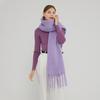 28 Colors Solid Color Soft Waxy Thickened Warm Mohair Scarf Women'S Winter Imitation Cashmere Shawl