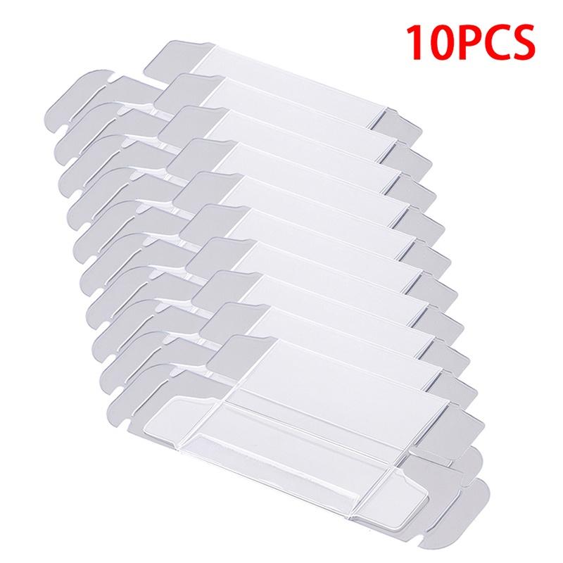 10/20/30/50 шт., прозрачные коробки из ПВХ, игрушечная модель автомобиля, пылезащитный ящик для хранения, пластиковый защитный контейнер, аксессуары