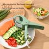 2Pcs Fruit Slicer Ergonomic Handle Multi-Blade Design Kitchen Cutter Fruits Vegetables Slicer Kitchen Utensil