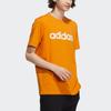 Adidas Neo Logo Print Спортивная футболка с круглым вырезом Мужские топы Оранжевый H14239