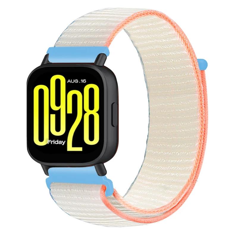 Нейлоновый ремешок-петля 20 мм 22 мм для Redmi Watch 5 Active, дышащий сменный браслет, спортивный ремешок для часов Redmi Wach 5 Lite