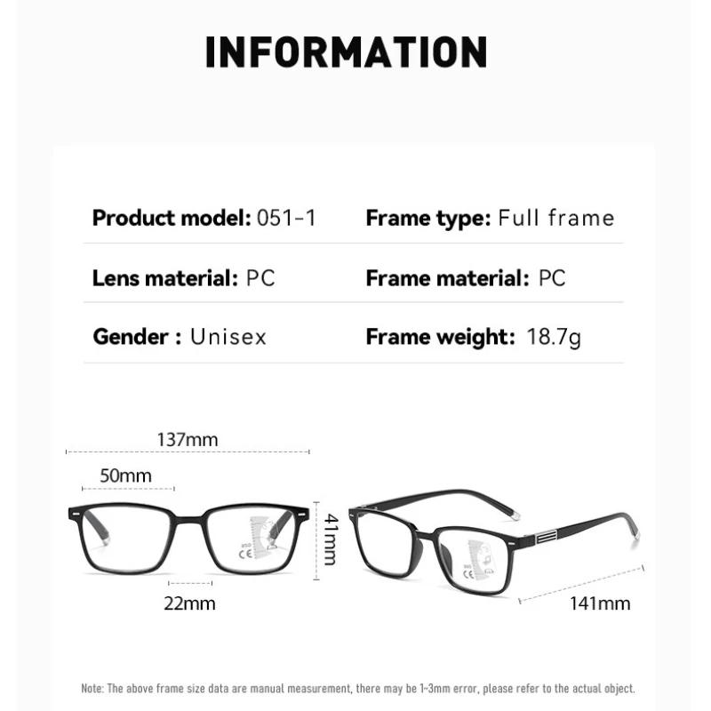 Классические квадратные очки для пресбиопии в полной оправе, трендовые, с защитой от синего света, для защиты глаз, молодежные, унисекс, от +1,0 до +4,0