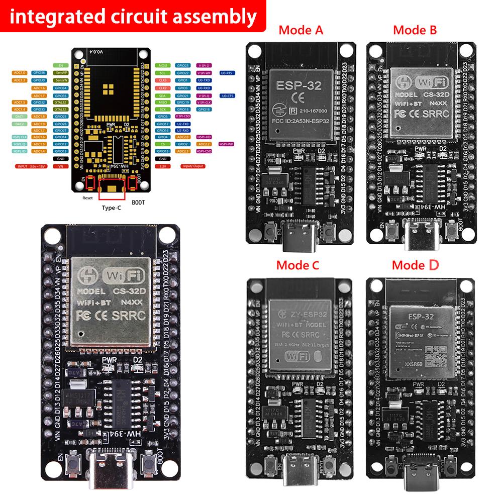 1-50 шт. Плата разработки ESP32-32 WiFi+Bluetooth Совместимая плата разработки Модуль Низкое энергопотребление для умного дома