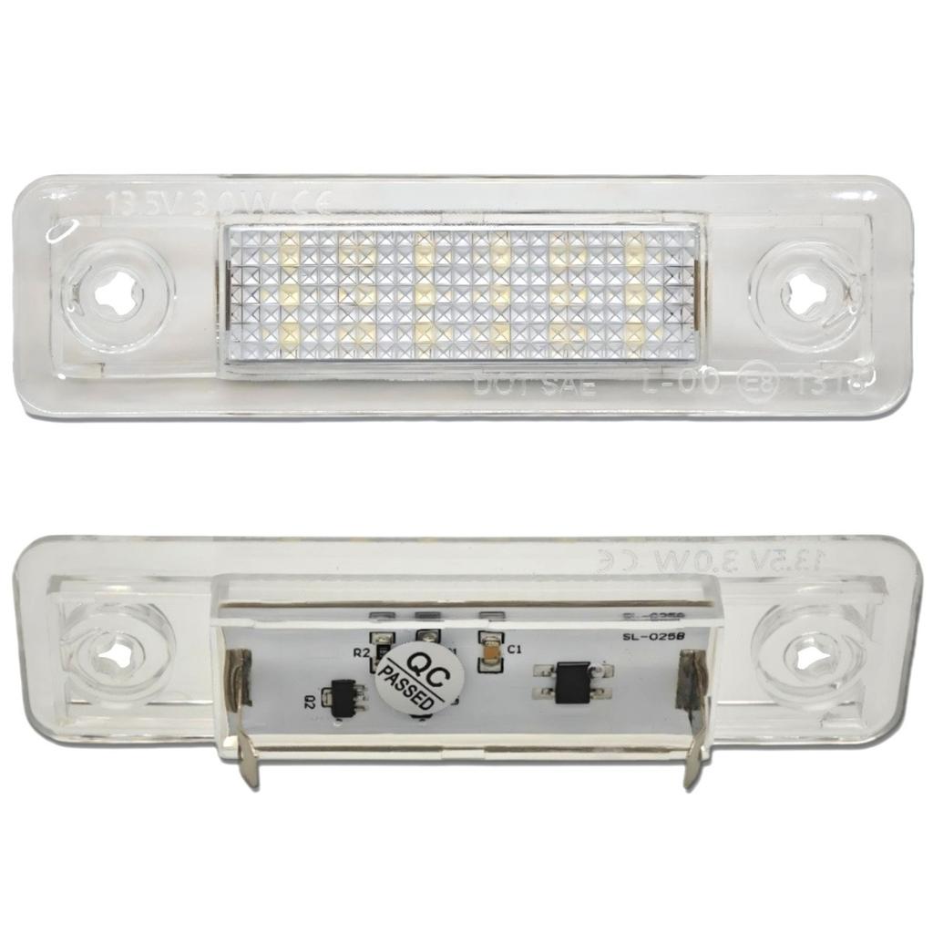 2 шт. светодиодных фонарей подсветки номерного знака 650 лм, совместимых с Opel 12 В Off-Road