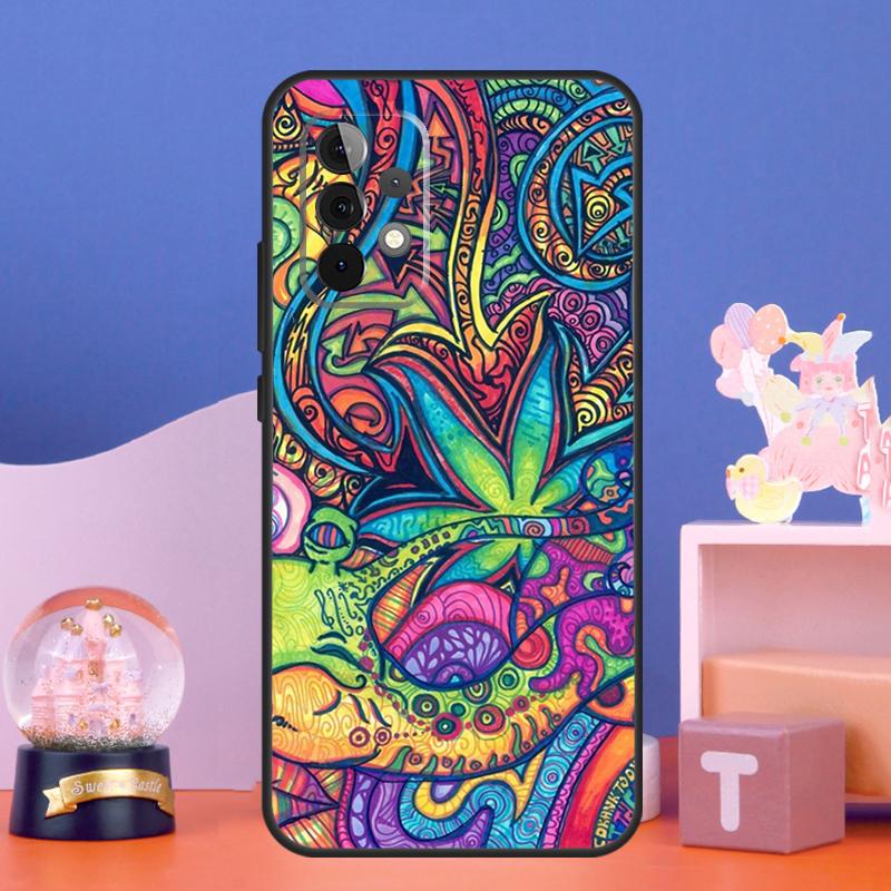 Психоделический Трайповый Чехол Для Samsung Galaxy A56 A36 A26 A16 A06 A13 A33 A53 A15 A35 A55 A34 A54 A52 A12 A32 A17