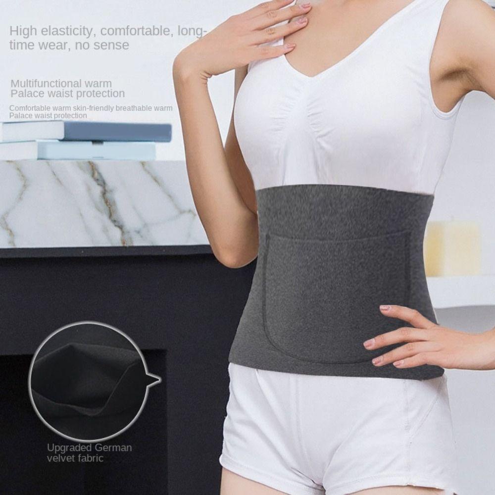 With Double Pocket Girdles Shapewear Thermal Warm Belt Healthy Waist Slim Body Shaper