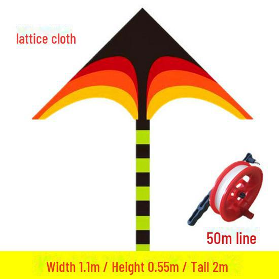 Воздушный змей Prairie для детей 1,1 м/1,6 м в клетку — легко управлять с помощью печати высокого разрешения