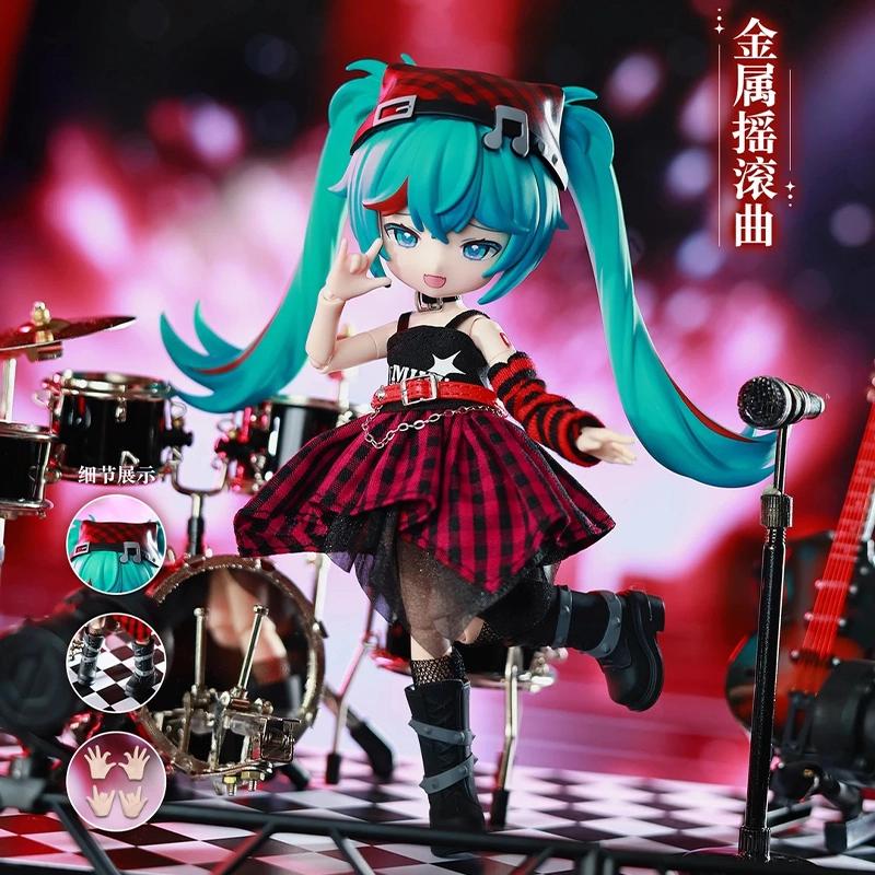 2026 Горячая серия Hatsune Miku Vocaloid 14 см Милый шарнирный BJD-фигурка Декор для настольной полки Идеальная игрушка Подарки
