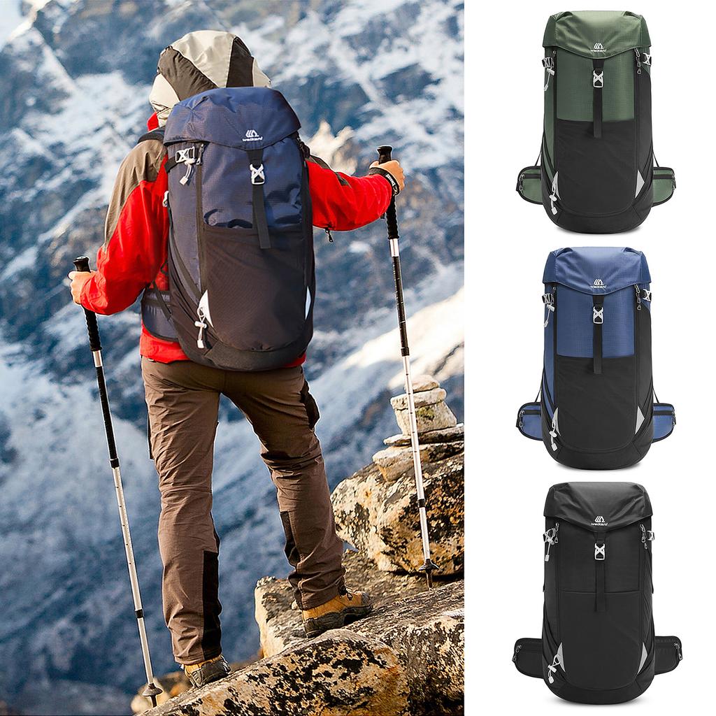 50L Mountaineering Backpack Waterproof Outdoor Running Bag Bicycle Bag Large Capacity Riding Bag