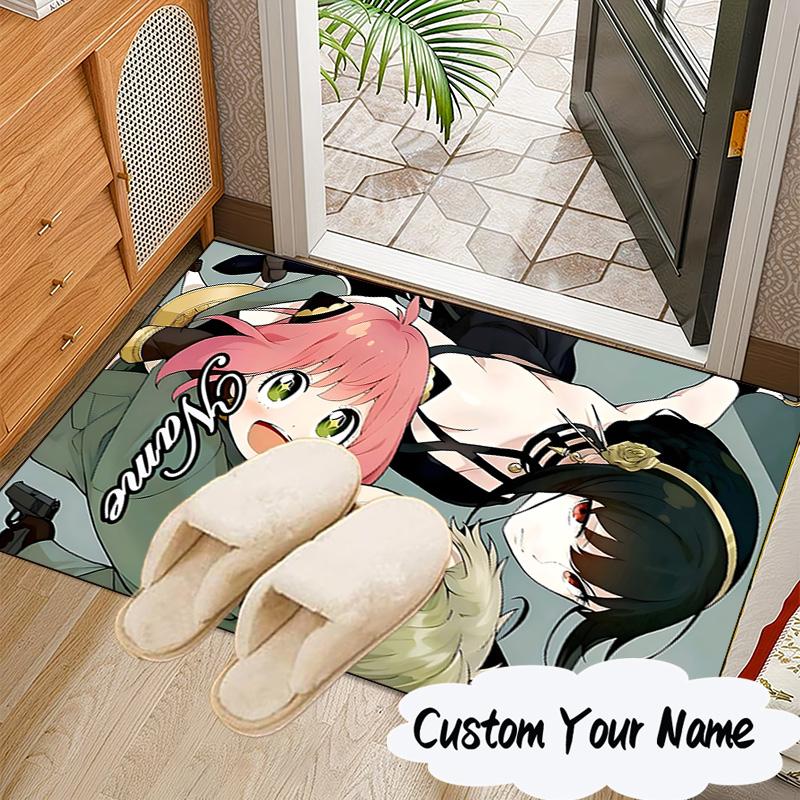 Custom Name Spy Fan family Adventure Carpet, Chair Rug,Area Rug for Office Bedroom living rooms bedroom, Doormat decor Christmas fan gifts