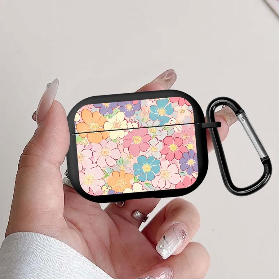 Чехол для наушников Cover Case Для Airpods Pro 3 2 Pro3 Pro2 1 4 Цветочный узор