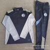 Mens Womens Soccer Training Jersey Half-Zip Long Sleeve Team Kit Malaga Sheffield United Schalke 04 Betis Deportivo La Coruna