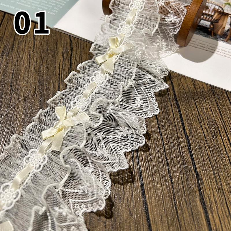 Бант Плиссированная Лента Кружево Ручная Работа Сделай Сам Украшение Детская Одежда Подол Юбки Аксессуары для Одежды Шторы Аксессуары для Домашнего Декора