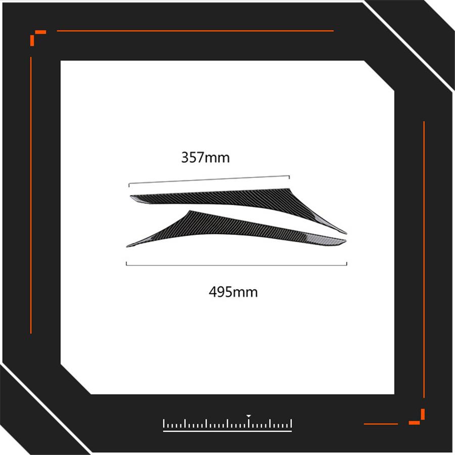 Carbon Fiber Interior Gear Shift Panel Side Trim For Lexus IS250 IS350 2014-18