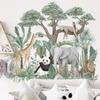 Panda Wall Stickers Cute Animal Wall Ecological Decals for Living Room Bedroom Background Wall Decoration