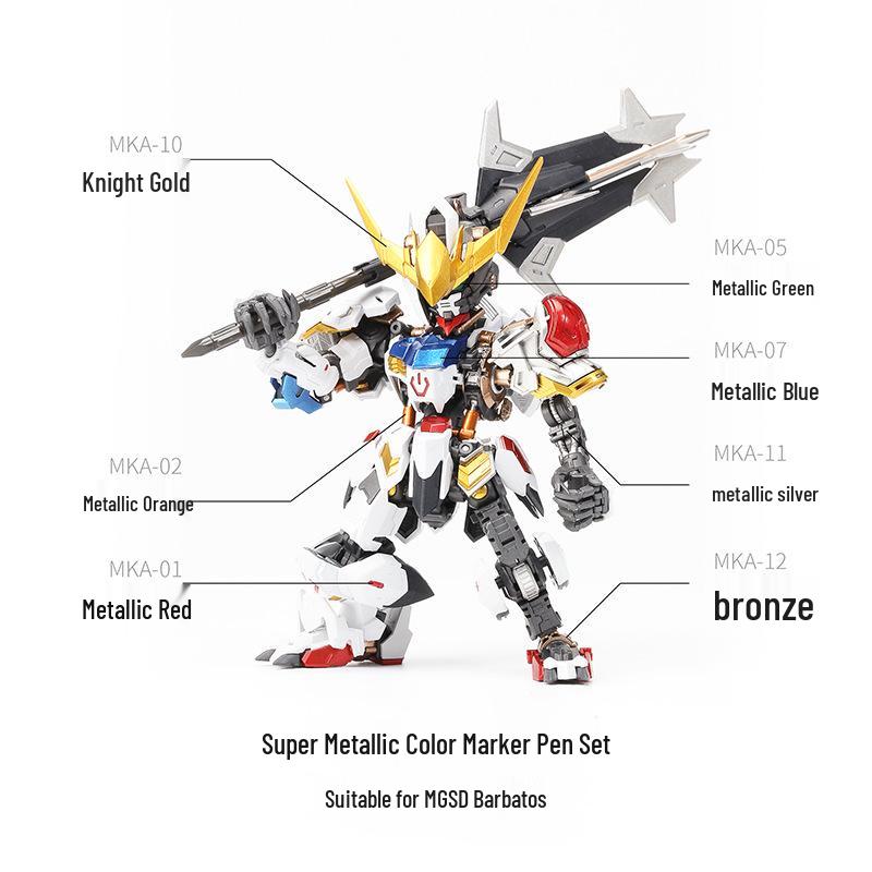 DSPIAE Despai Water-based Soft Tip Pen for Military Models - Base & Metallic Colors for Coloring & Touch-ups